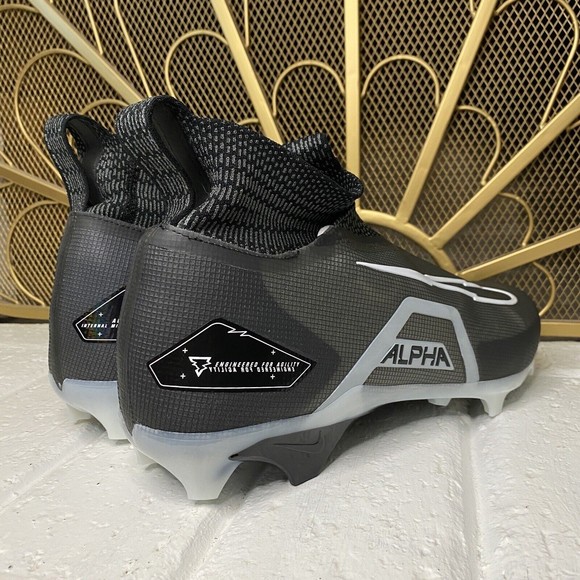 Nike Alpha Menace Elite 3 Football Cleats Black CT6648-001 Mens Size 14 New main image 8